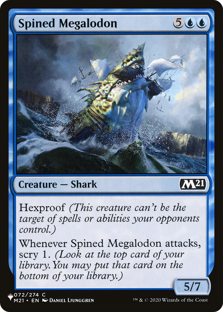 Spined Megalodon [The List] | Silver Goblin