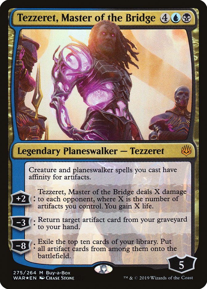 Tezzeret, Master of the Bridge (Buy-A-Box) [War of the Spark] | Silver Goblin