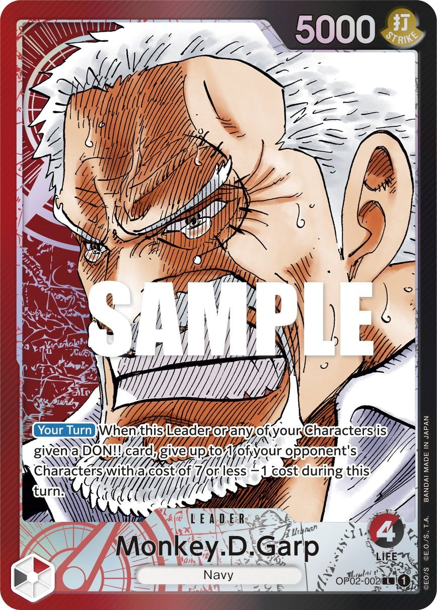 Monkey.D.Garp (Alternate Art) [Paramount War] | Silver Goblin