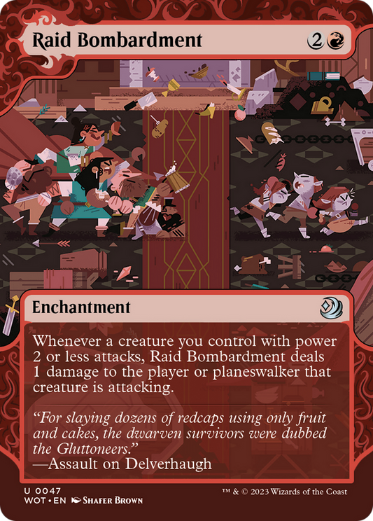 Raid Bombardment [Wilds of Eldraine: Enchanting Tales] Foil