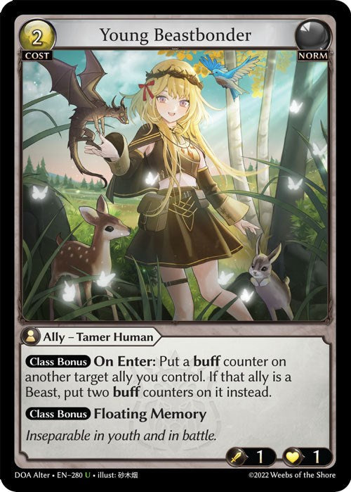 Young Beastbonder (280) [Dawn of Ashes: Alter Edition] Foil