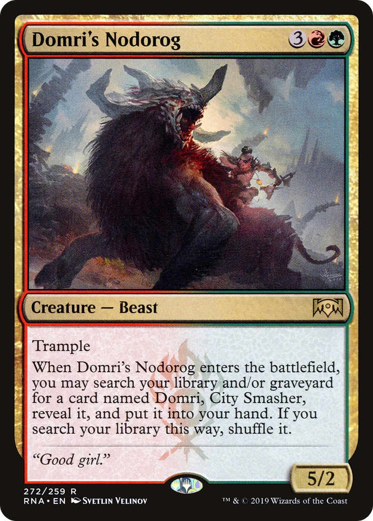 Domri's Nodorog [Ravnica Allegiance] | Silver Goblin