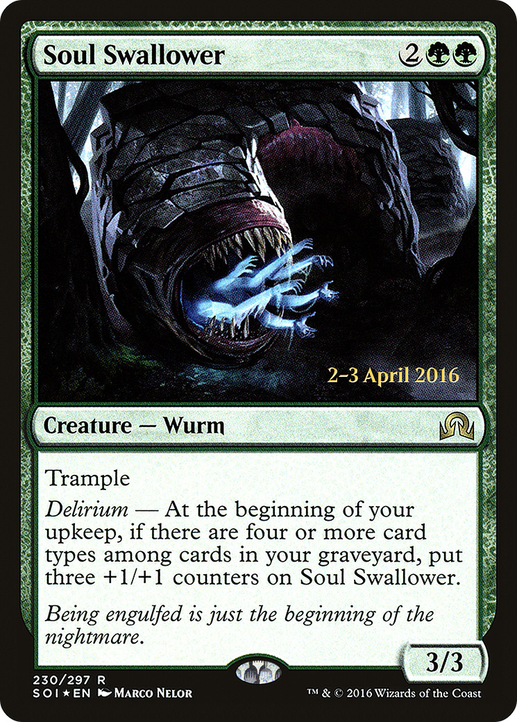 Soul Swallower [Shadows over Innistrad Prerelease Promos] | Silver Goblin