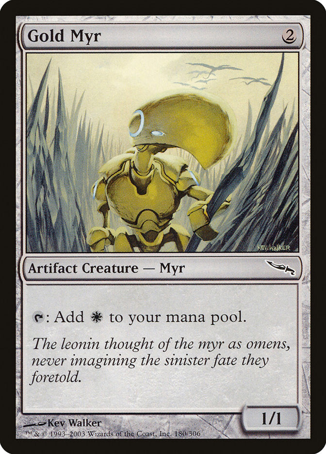 Gold Myr [Mirrodin] | Silver Goblin