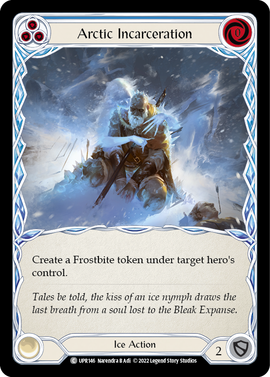 Arctic Incarceration (Blue) [UPR146] (Uprising)  Rainbow Foil | Silver Goblin