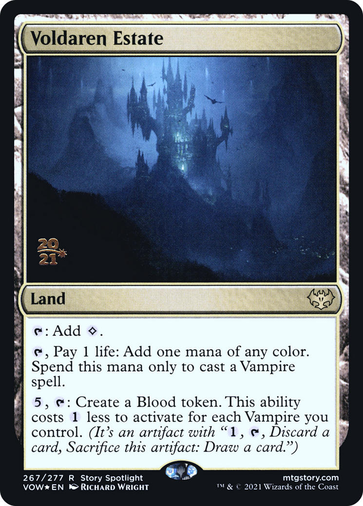 Voldaren Estate [Innistrad: Crimson Vow Prerelease Promos] | Silver Goblin