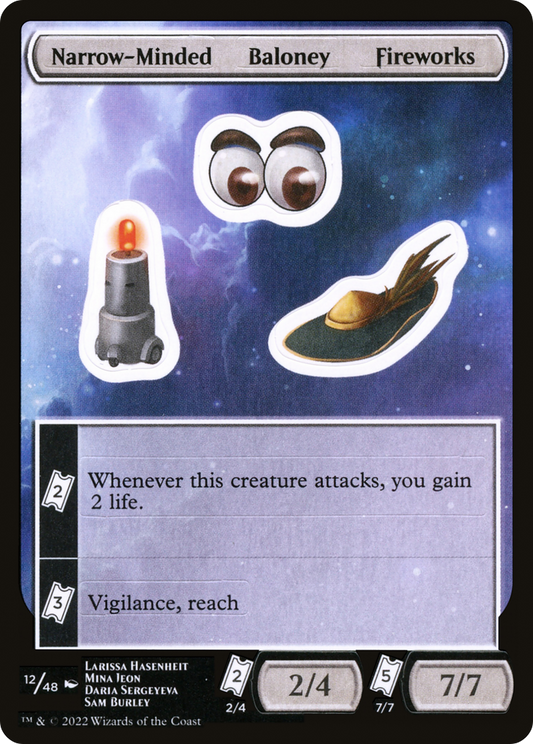 Narrow-Minded Baloney Fireworks [Unfinity Stickers]