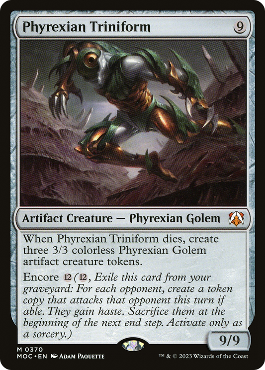 Phyrexian Triniform [March of the Machine Commander]