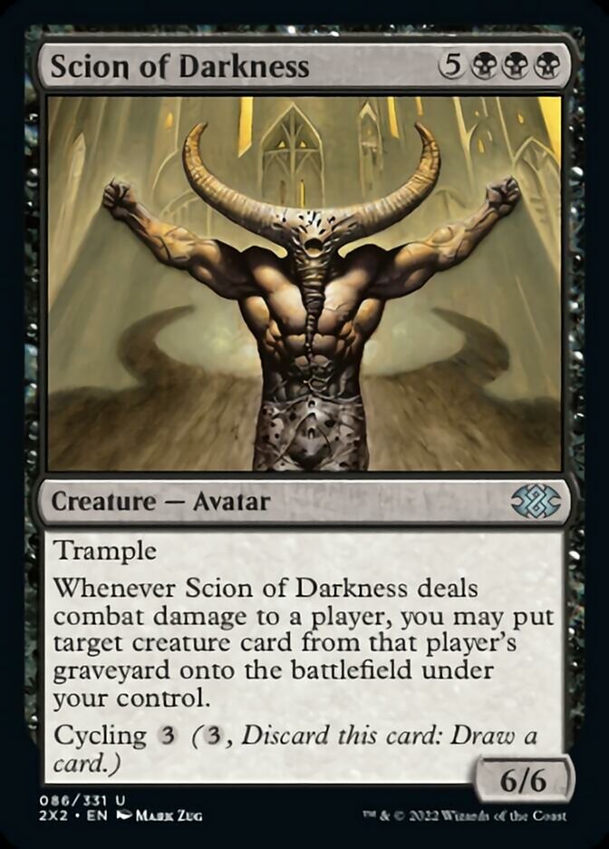 Scion of Darkness [Double Masters 2022] | Silver Goblin