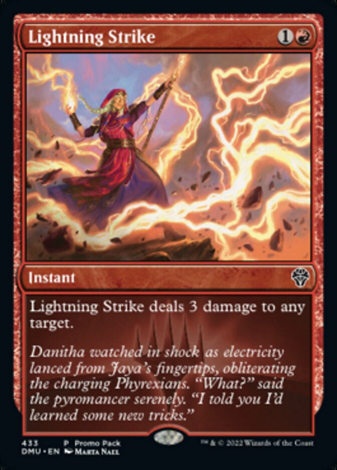 Lightning Strike (Promo Pack) [Dominaria United Promos] | Silver Goblin