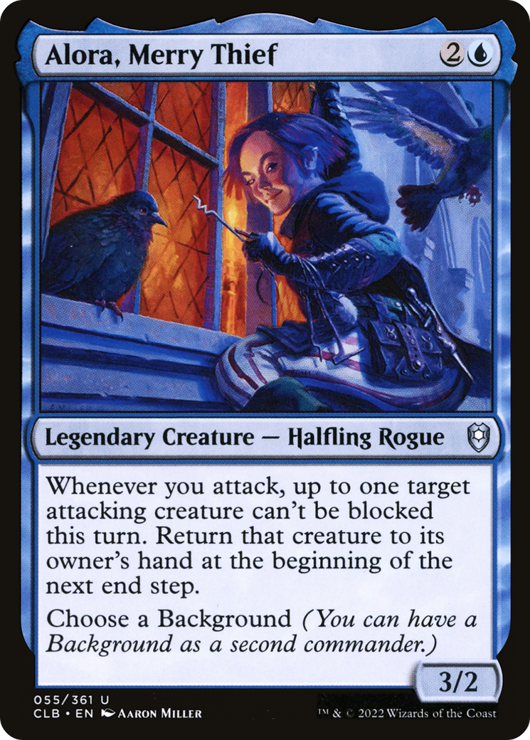 Alora, Merry Thief [Commander Legends: Battle for Baldur's Gate]
