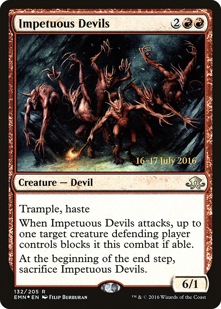 Impetuous Devils [Eldritch Moon Prerelease Promos] | Silver Goblin