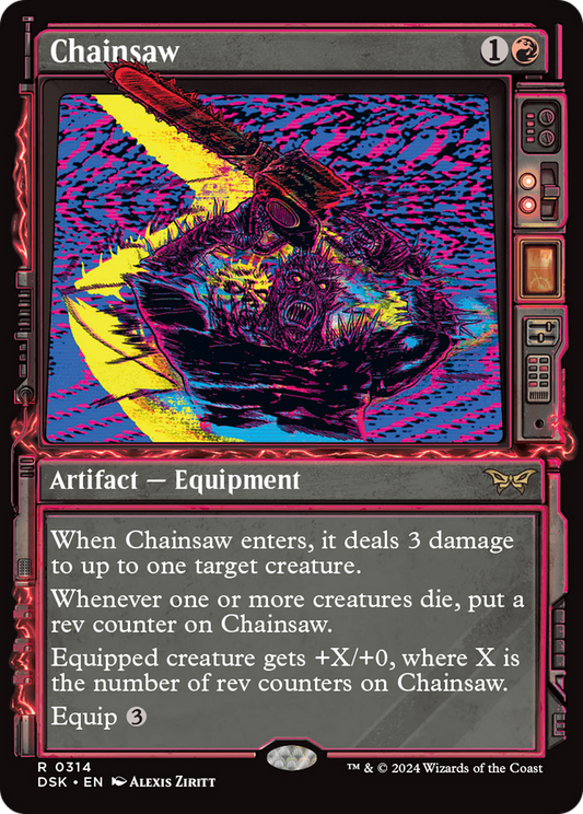 Chainsaw (Showcase) [Duskmourn: House of Horror] Foil