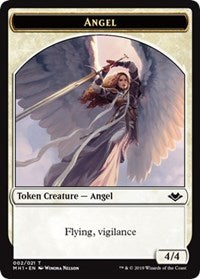 Angel (002) // Zombie (007) Double-Sided Token [Modern Horizons Tokens] | Silver Goblin