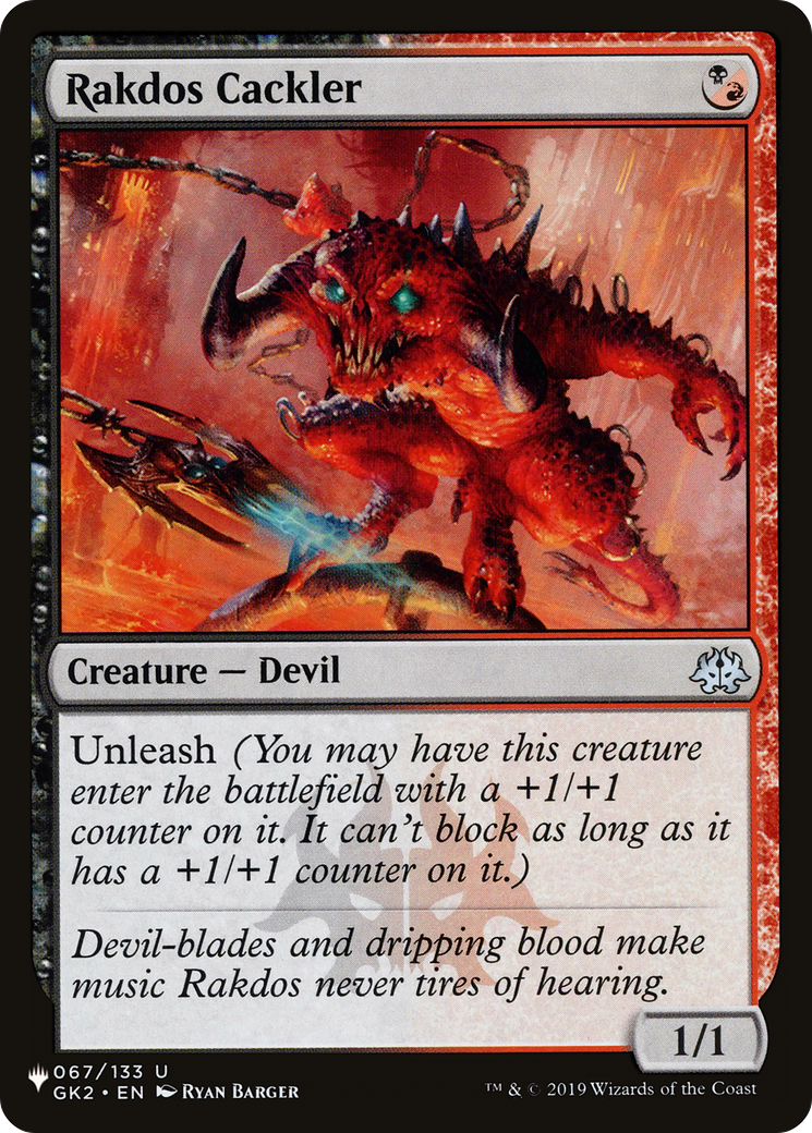 Rakdos Cackler [The List] | Silver Goblin