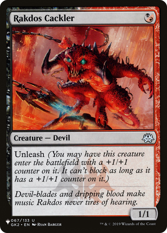Rakdos Cackler [The List]