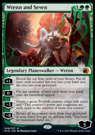 Wrenn and Seven (Promo Pack) [Innistrad: Midnight Hunt Promos] | Silver Goblin