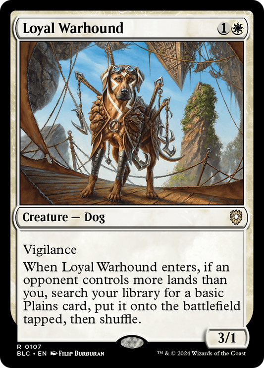 Loyal Warhound [Bloomburrow Commander]