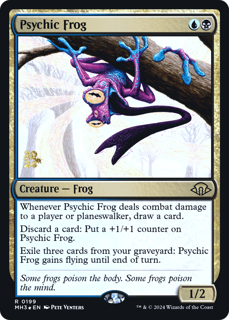 Psychic Frog [Modern Horizons 3 Prerelease Promos] | Silver Goblin