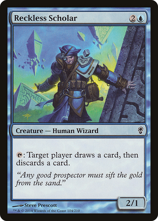 Reckless Scholar [Conspiracy] Foil