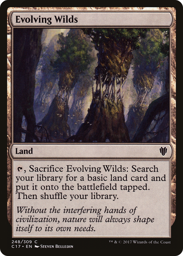 Evolving Wilds [Commander 2017] | Silver Goblin