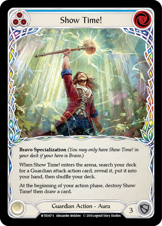 Show Time! 1st Edition Rainbow Foil (WTR047) - Welcome to Rathe | Silver Goblin