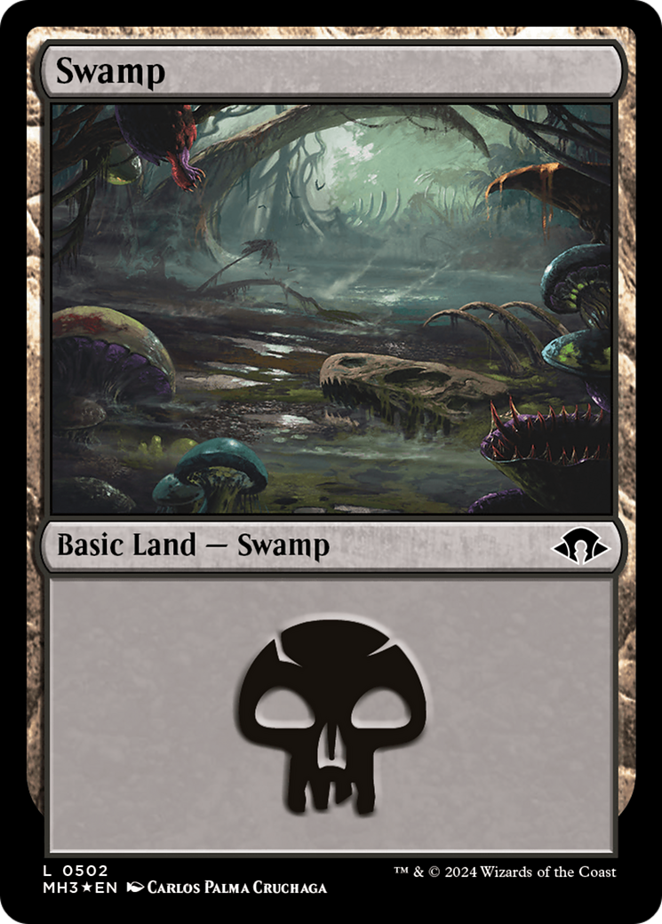 Swamp (0502) (Ripple Foil) [Modern Horizons 3] | Silver Goblin