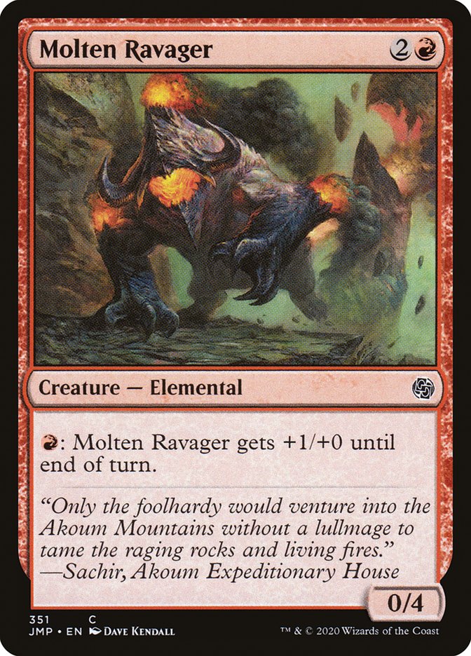 Molten Ravager [Jumpstart] | Silver Goblin