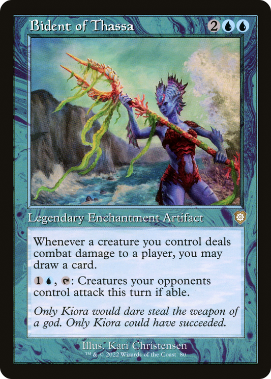 Bident of Thassa (Retro) [The Brothers' War Commander]