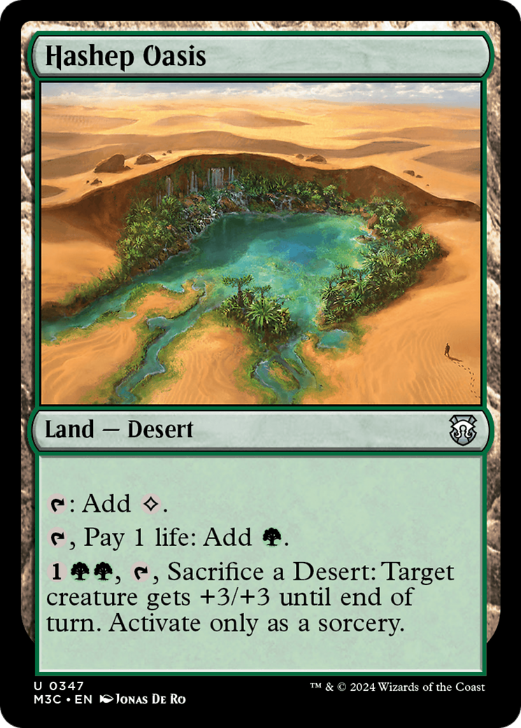 Hashep Oasis [Modern Horizons 3 Commander] | Silver Goblin