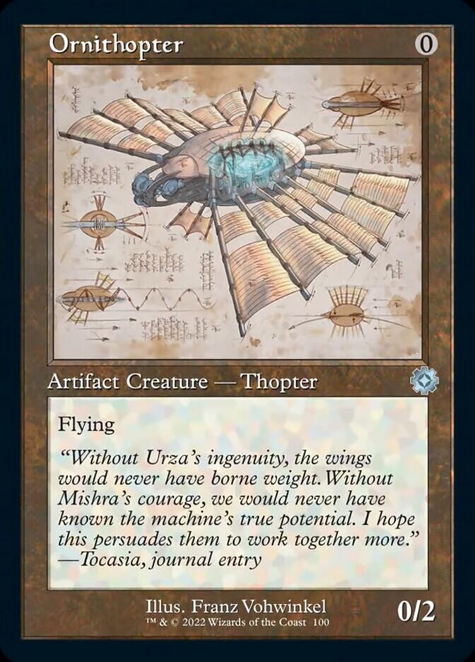 Ornithopter (Retro Schematic) [The Brothers' War Retro Artifacts] | Silver Goblin