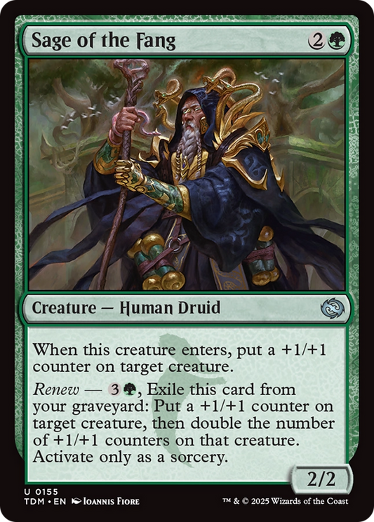 Sage of the Fang (155) Foil - Tarkir: Dragonstorm