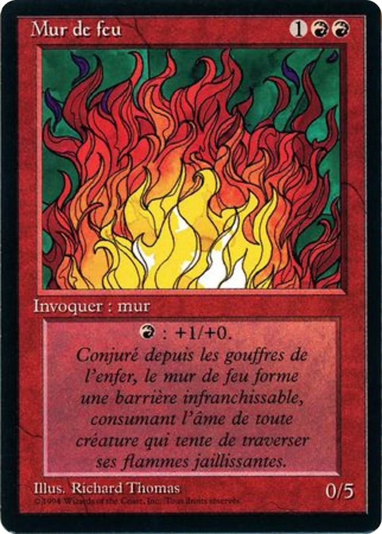 Wall of Fire [Foreign Black Border] | Silver Goblin