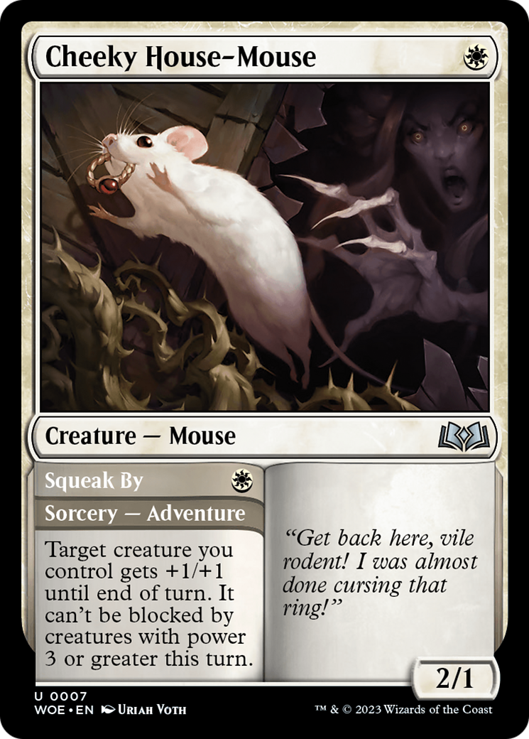 Cheeky House-Mouse [Wilds of Eldraine]