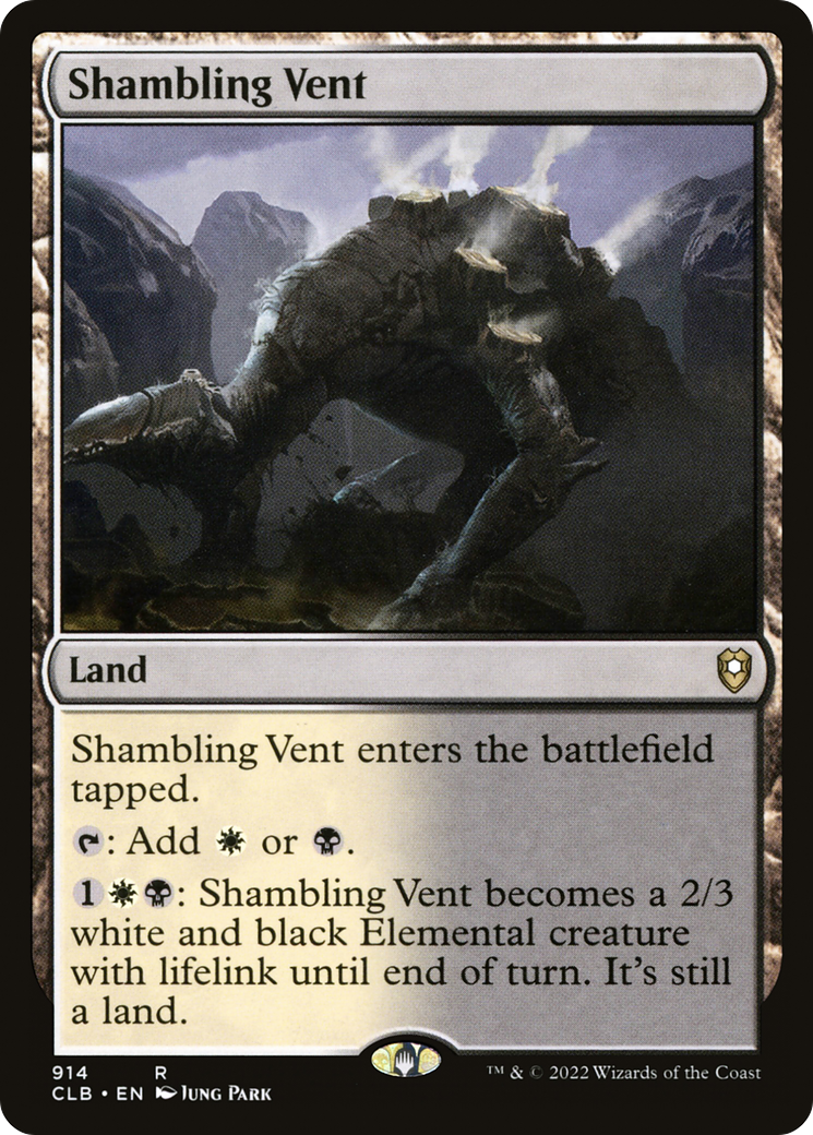 Shambling Vent [Commander Legends: Battle for Baldur's Gate] | Silver Goblin