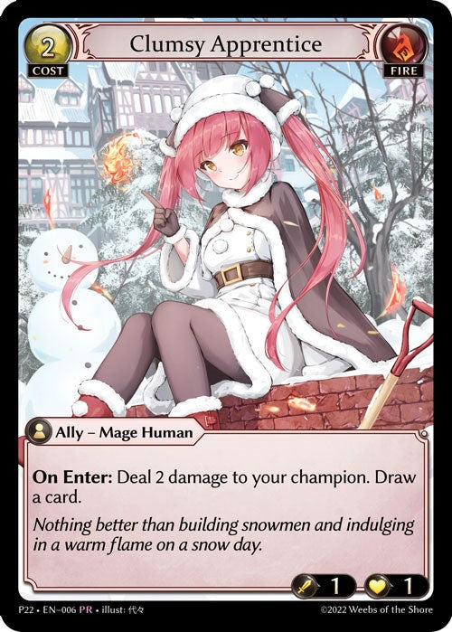 Clumsy Apprentice (6) [Promotional Cards] Foil