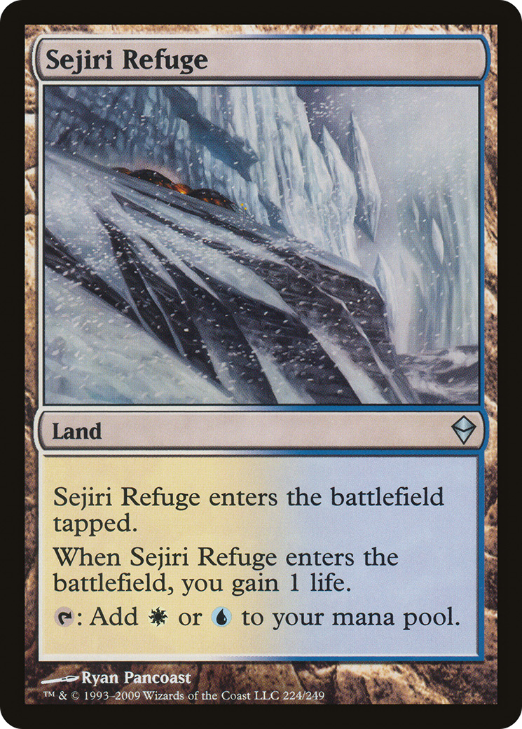 Sejiri Refuge [Zendikar] | Silver Goblin