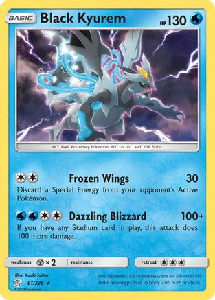 Black Kyurem (61/236) [Sun & Moon: Cosmic Eclipse] | Silver Goblin