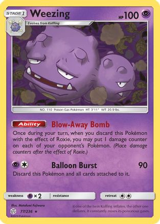 Weezing (77) - Cosmic Eclipse