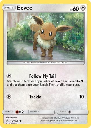 Eevee (167/236) [Sun & Moon: Cosmic Eclipse] | Silver Goblin