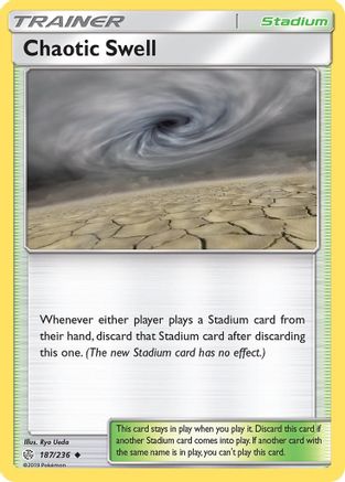 Chaotic Swell (187/236) [Sun & Moon: Cosmic Eclipse] | Silver Goblin