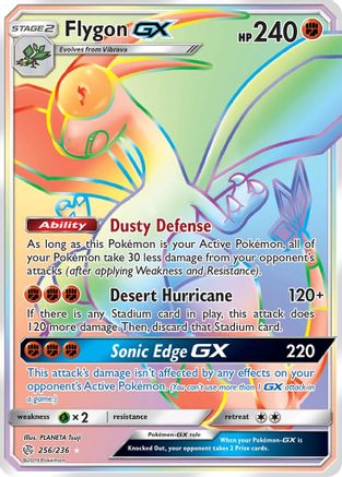 Flygon GX (256/236) [Sun & Moon: Cosmic Eclipse] | Silver Goblin