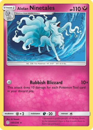 Alolan Ninetales (145) Holofoil - Cosmic Eclipse