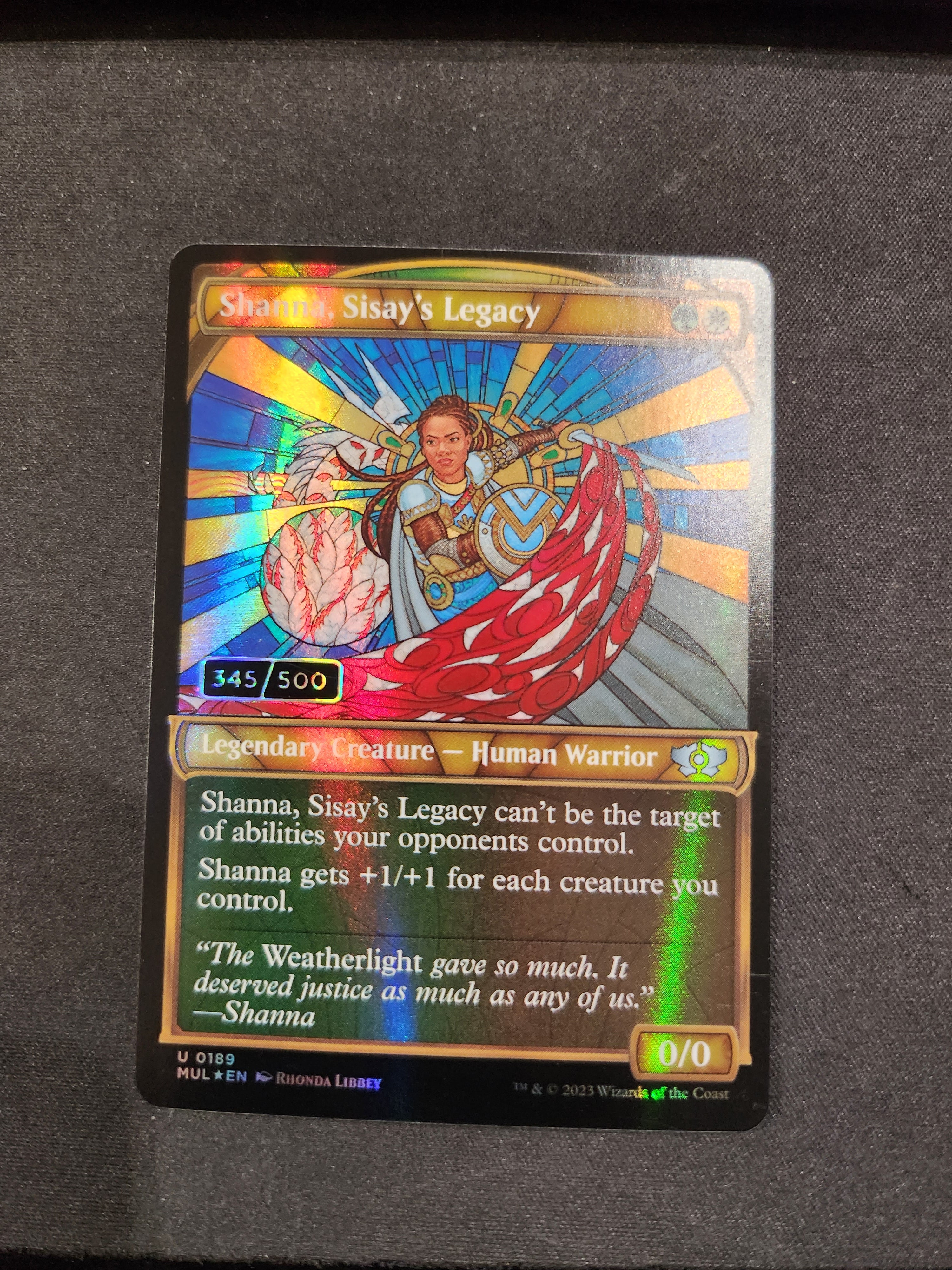 Shanna, Sisay's Legacy Serialized #345 Foil | Silver Goblin