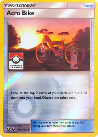 Acro Bike - 123a/168 (Pokemon League) (123a) Reverse Holofoil - League & Championship Cards