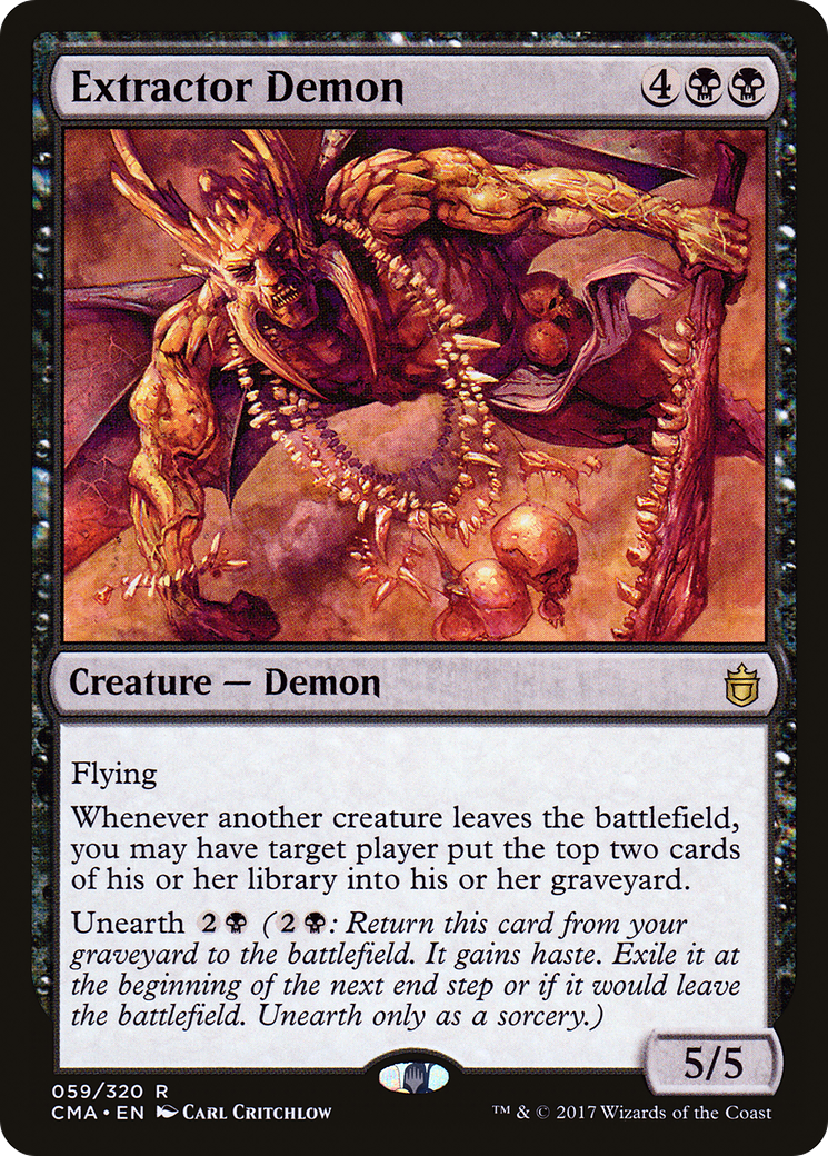 Extractor Demon [Commander Anthology] | Silver Goblin