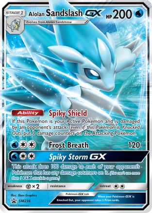 Alolan Sandslash GX - SM236 (SM236) Holofoil - SM Promos