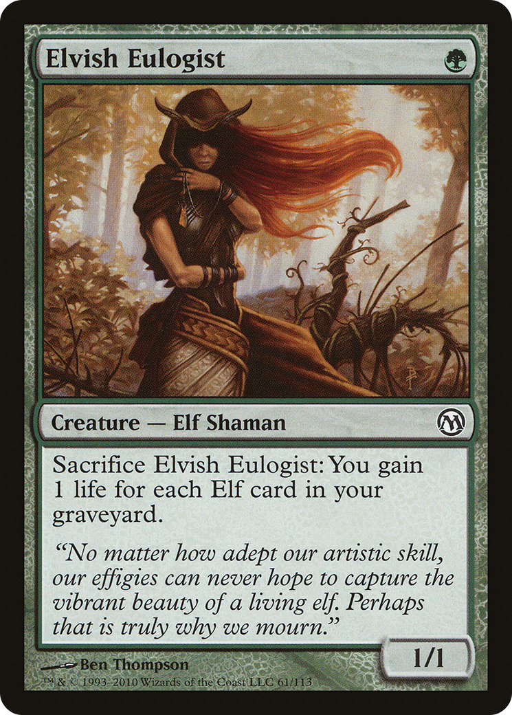 Elvish Eulogist [Duels of the Planeswalkers] | Silver Goblin