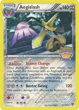 Aegislash (85/146) (Regional Championship Promo) [XY: Base Set] | Silver Goblin