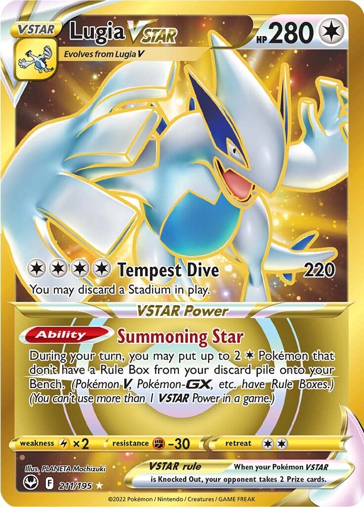 Lugia VSTAR (211/195) [Sword & Shield: Silver Tempest] | Silver Goblin